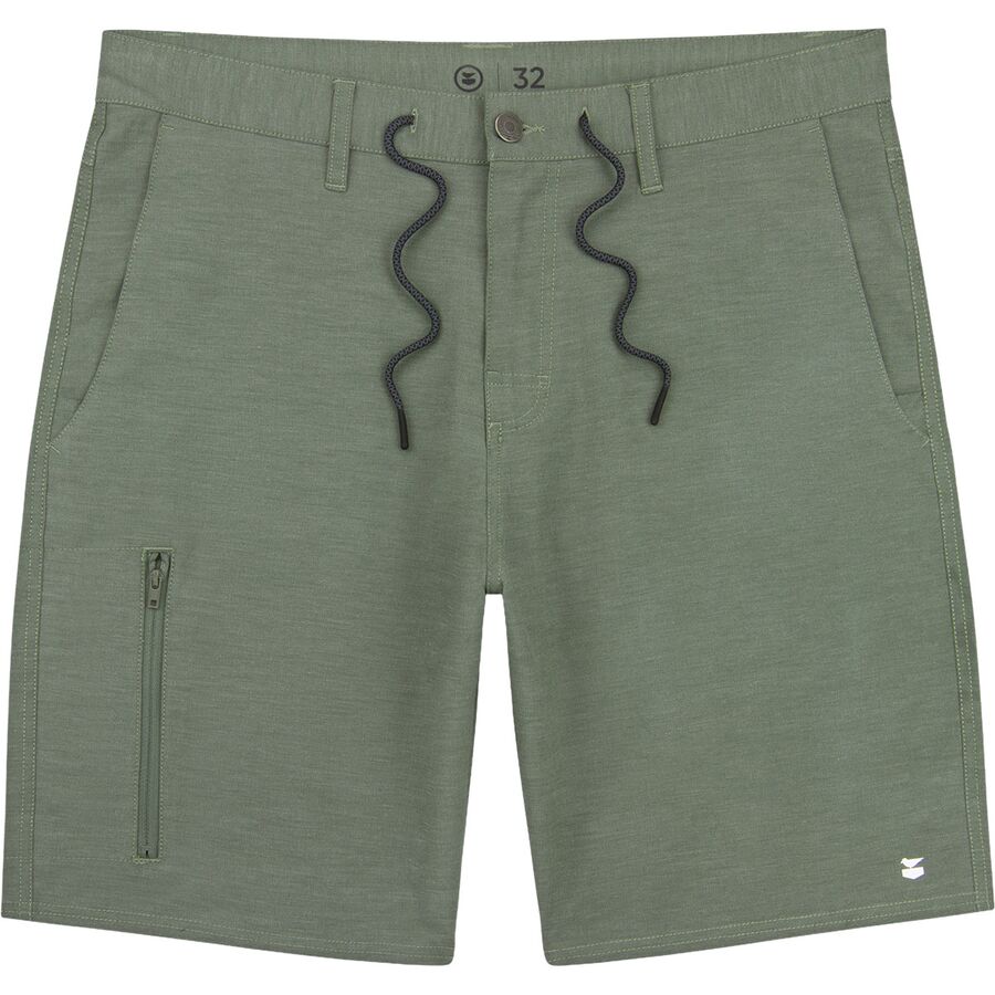 Мужские шорты Jetty Polywog Hybrid Walkshort, цвет: Agave