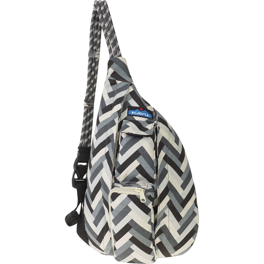 kavu mini rope bag on person