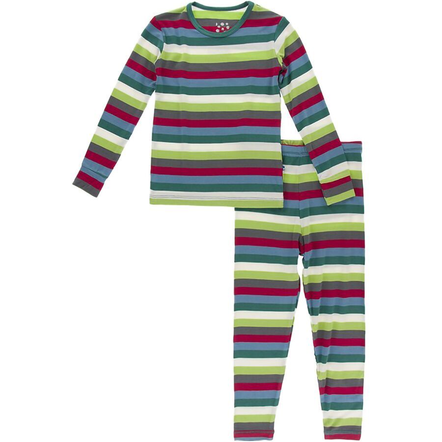 KicKee Pants Print Long Sleeve Pajama Set
