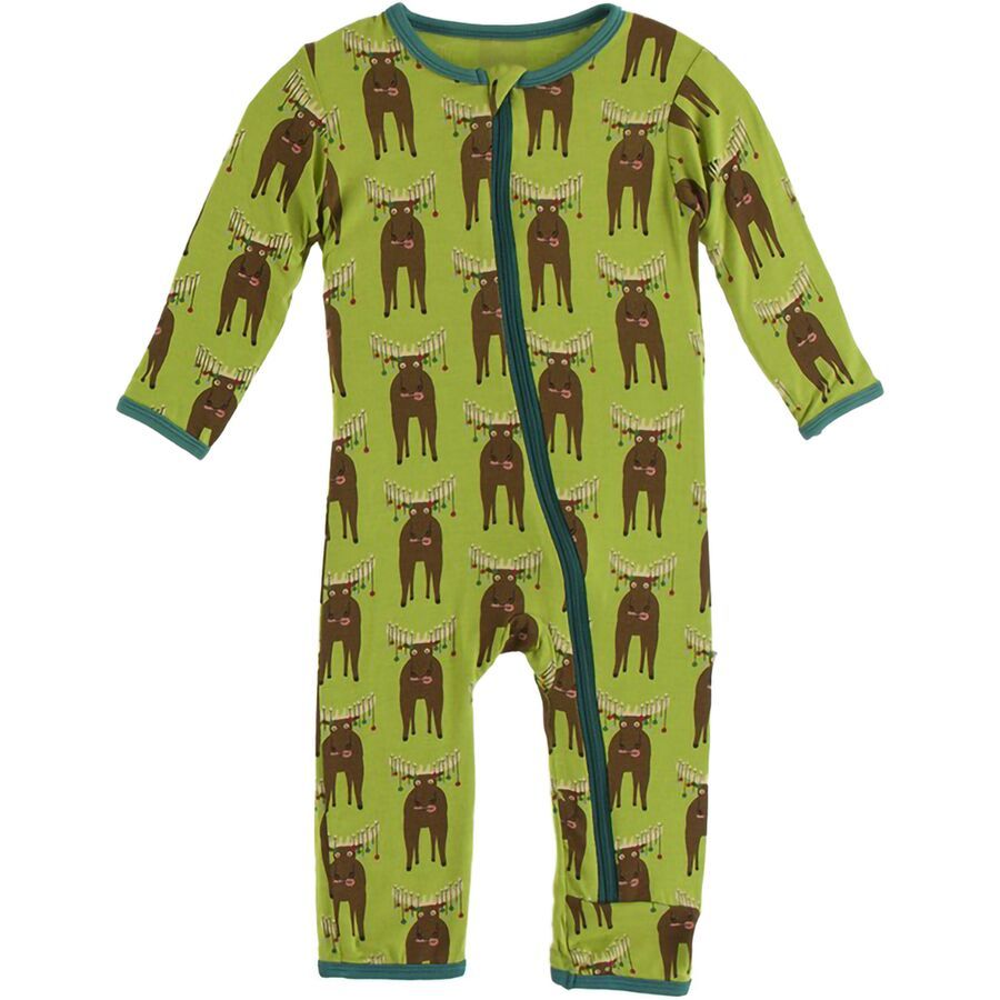 KicKee Pants Baby Swaddling Blanket - Neptune Ginkgo Print Super Soft Viscose Blend