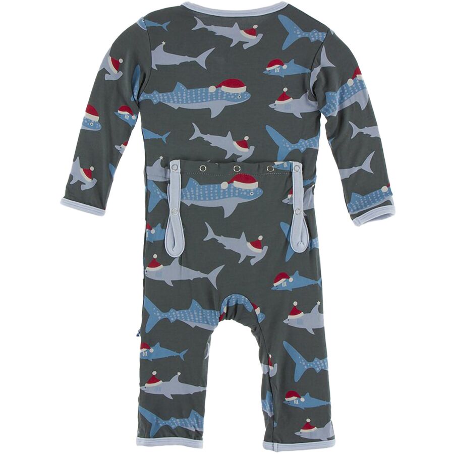 Kickee Pants Print Zippered Coverall Infant Boys'