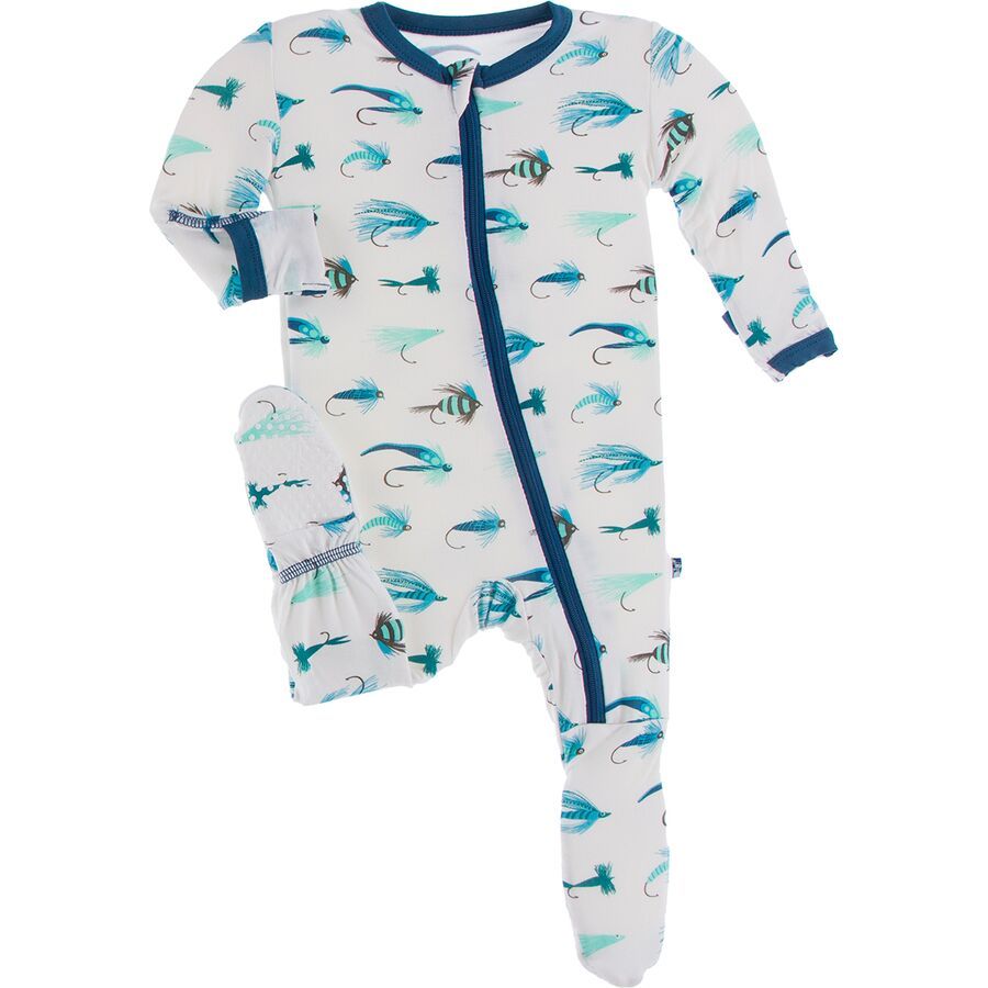 Kickee Pants Print Footie Pajama Infants'