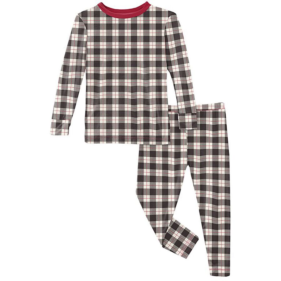 Midnight Holiday Plaid Matching Family Pajamas