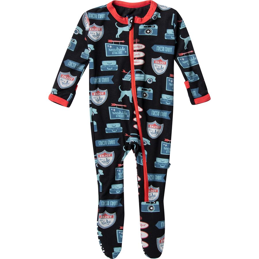 Print Footie Pajama with Zipper - Infants'
