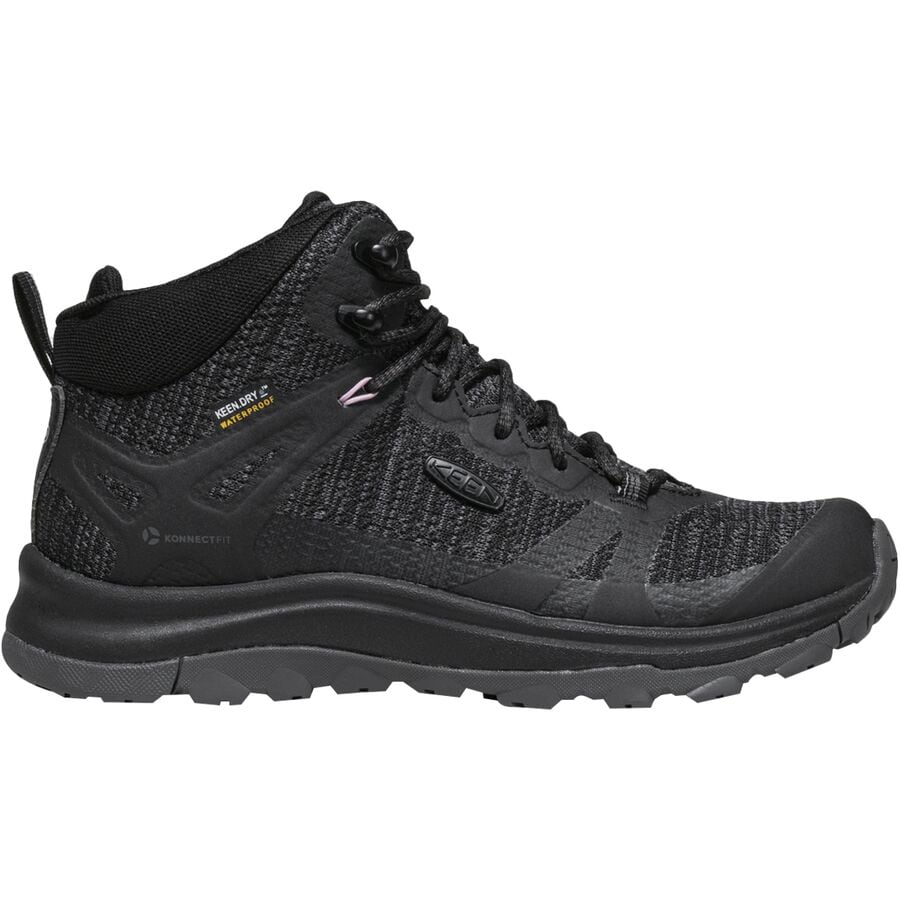 black waterproof hiking boots women's