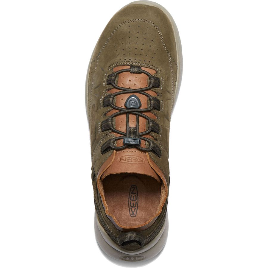 keen men's highland leather casual sneaker