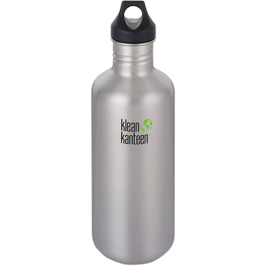 Klean Kanteen Classic Loop Cap Water Bottle 40oz Hike & Camp