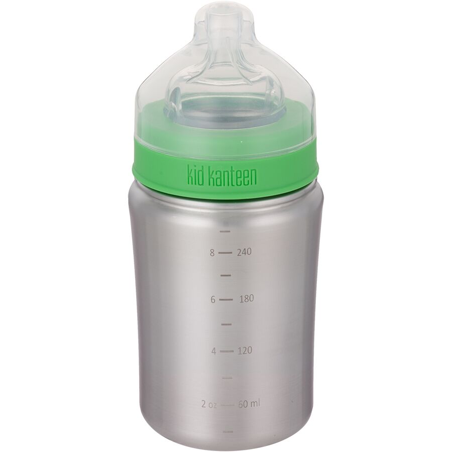 Klean Kanteen - Medium Flow Cap Baby Bottle - Infants' - Brushed Stainless