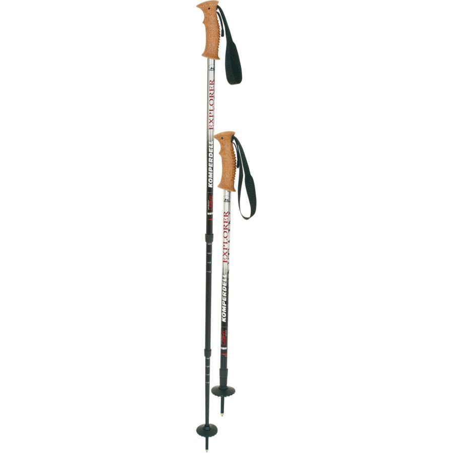 Komperdell Mountain Explorer Cork Antishock Trekking Pole Hike & Camp