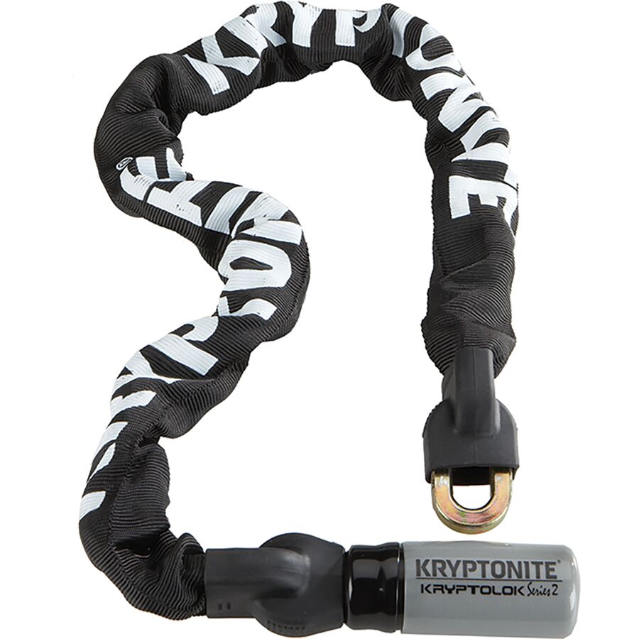 thumbnail image 2 of Kryptonite KryptoLok Series 2 912 Integrated Bike Chain – 4ft (120cm) X 9.5mm, Gray 2 of 5
