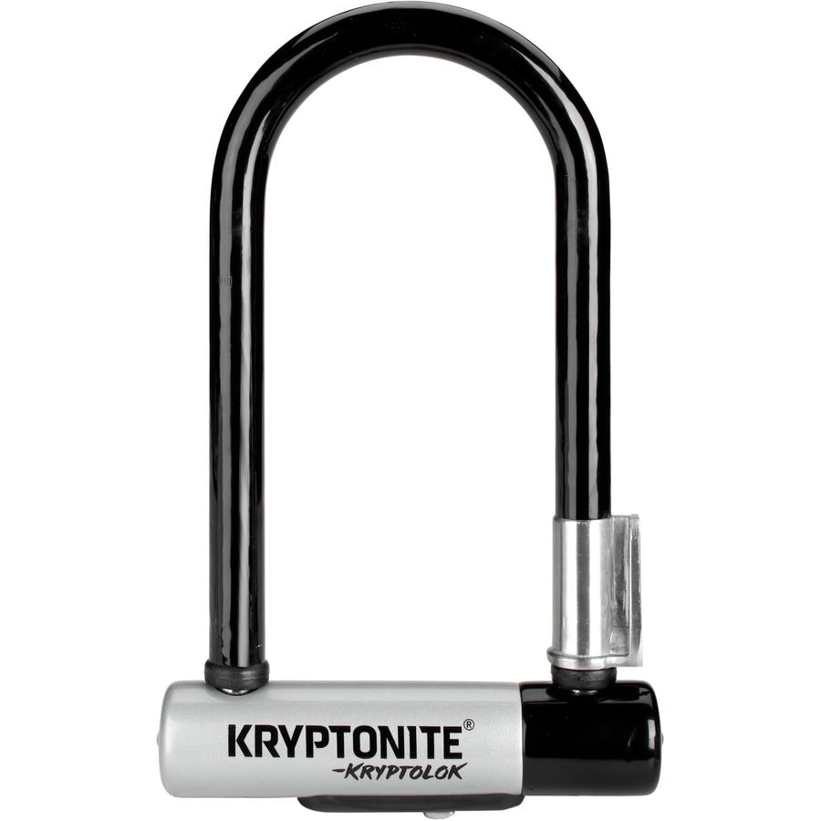 Kryptonite - KryptoLok Mini-7 U-Lock - Double Deadbolt - Black/Grey