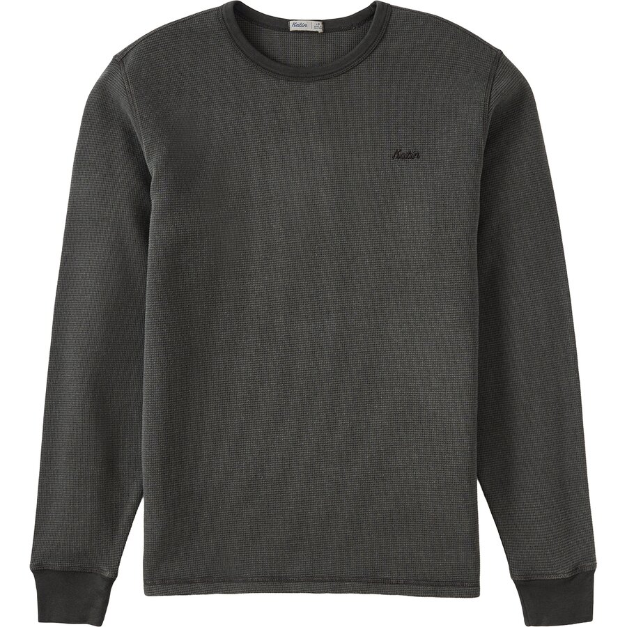 Мужская рубашка Katin Therman Thermal, цвет: Чёрный винтажный варёный