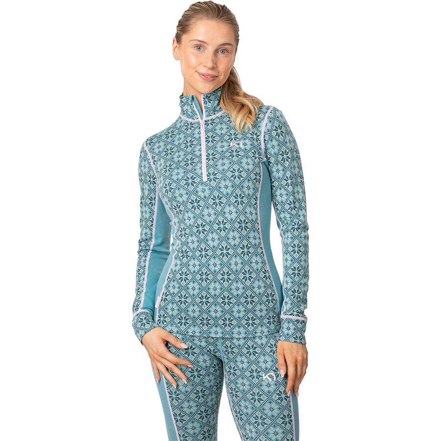 Rose Half-Zip Top - Women's
