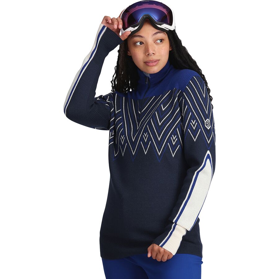 Voss Ski Knit Half Zip Sweater - Women's