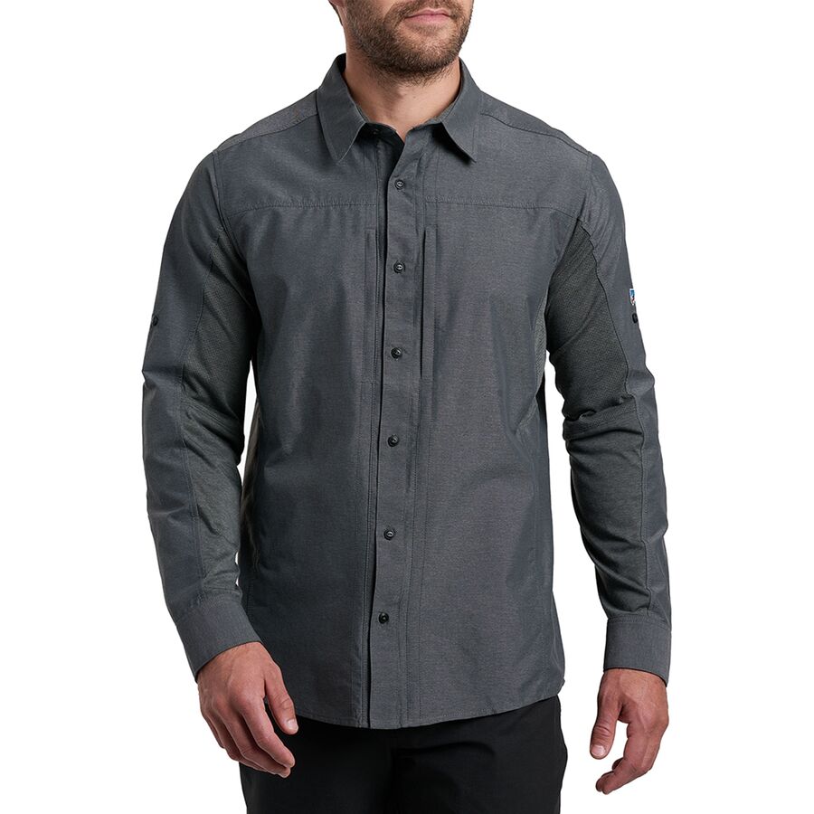 Chemise Homme Kuhl Airspeed – Blanc, Manches Longues, Taille XL, Nylon – Occasion