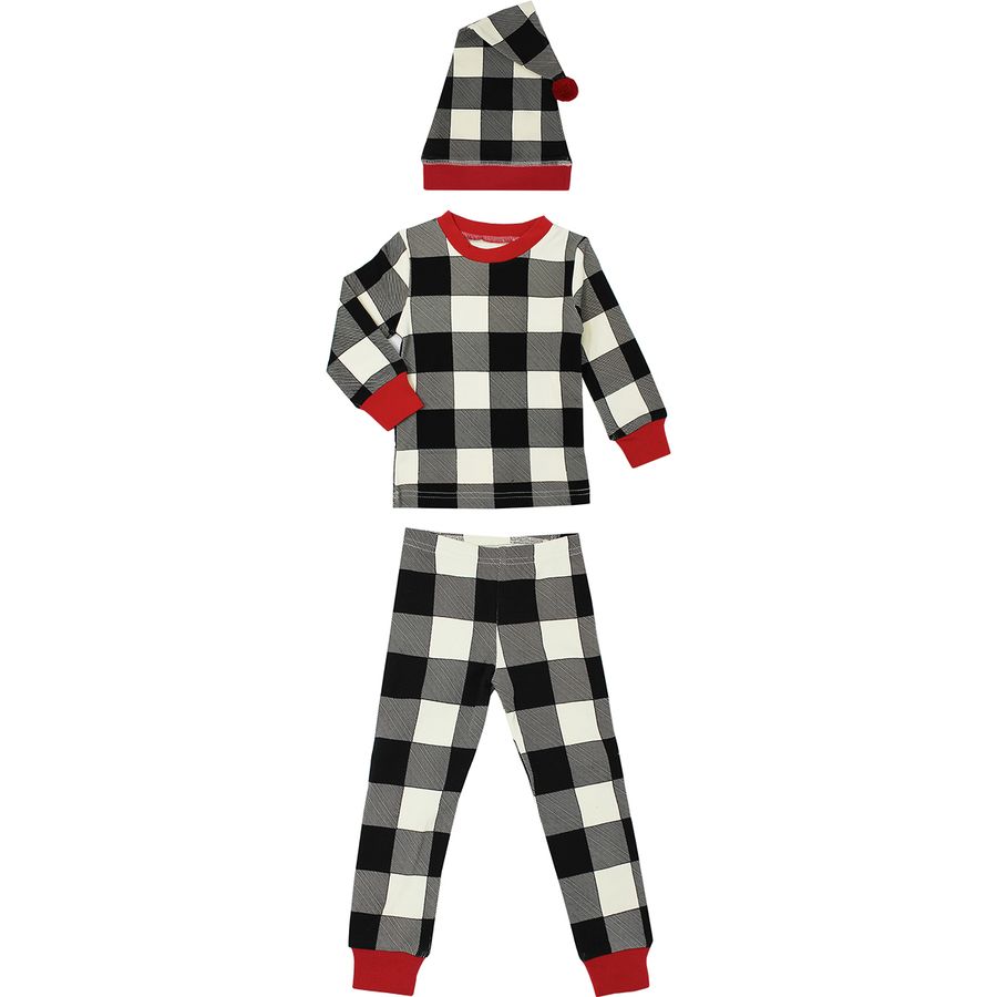 Petit Bebe Baby / Toddler Boys Red Holiday Plaid Smocked Longall main image 0