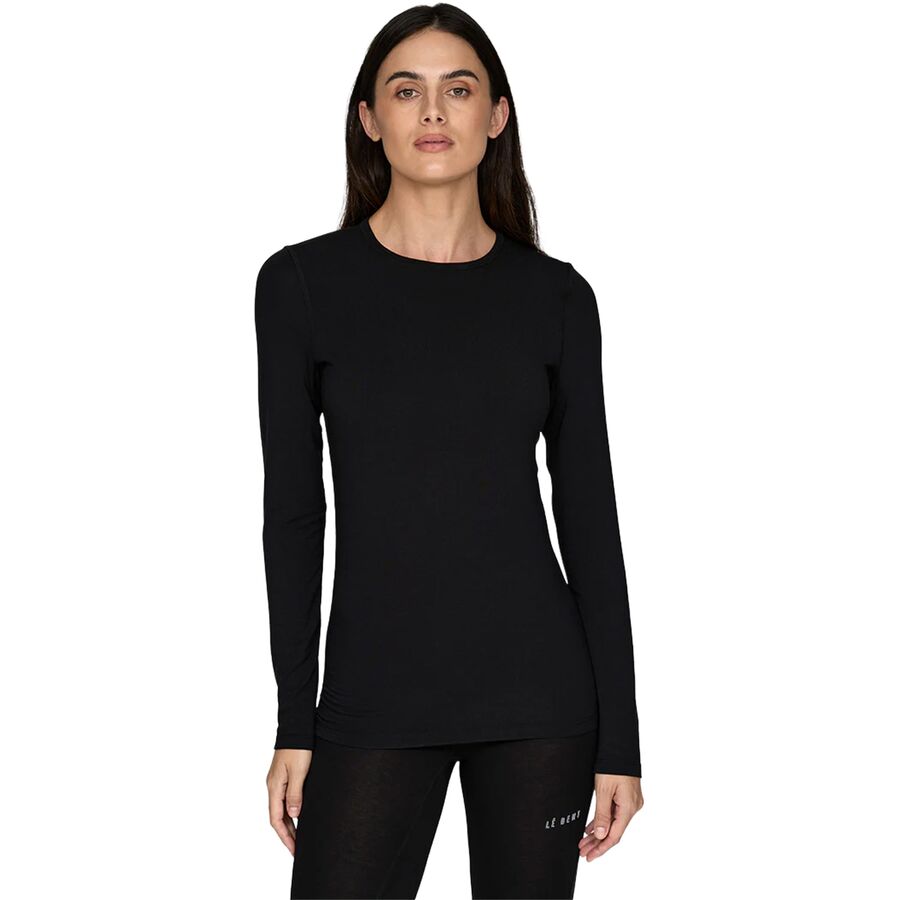 Женский топ Le Bent Lightweight Crew, цвет: Чёрный