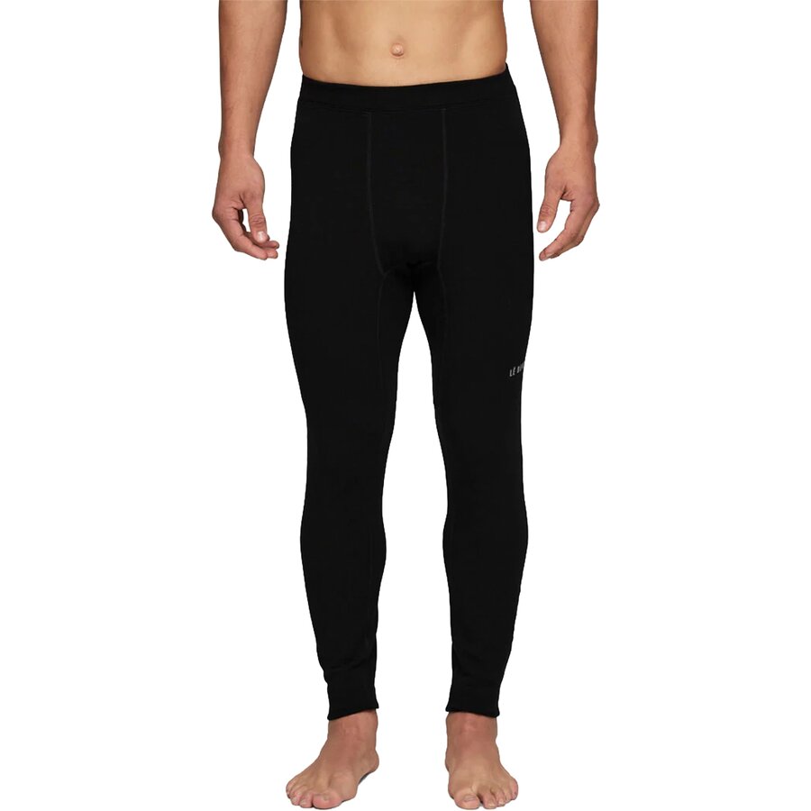 Мужские брюки Le Bent Heavyweight Antarctic Grid Fleece 3/4 Bottom, цвет: Чёрный