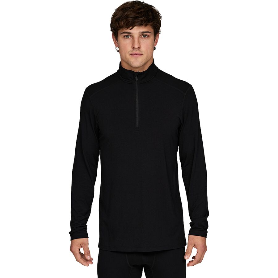 Мужские толстовки Le Bent Midweight 1/4-Zip Top, цвет: Чёрный