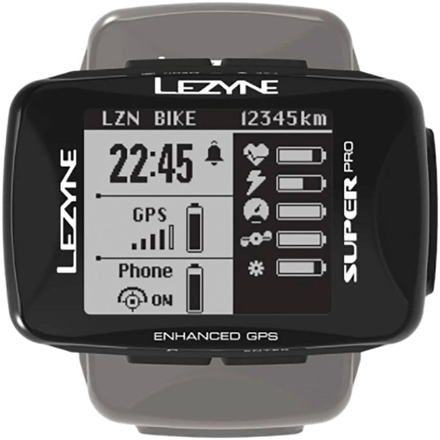 Lezyne - Super Pro GPS Bike Computer - Black