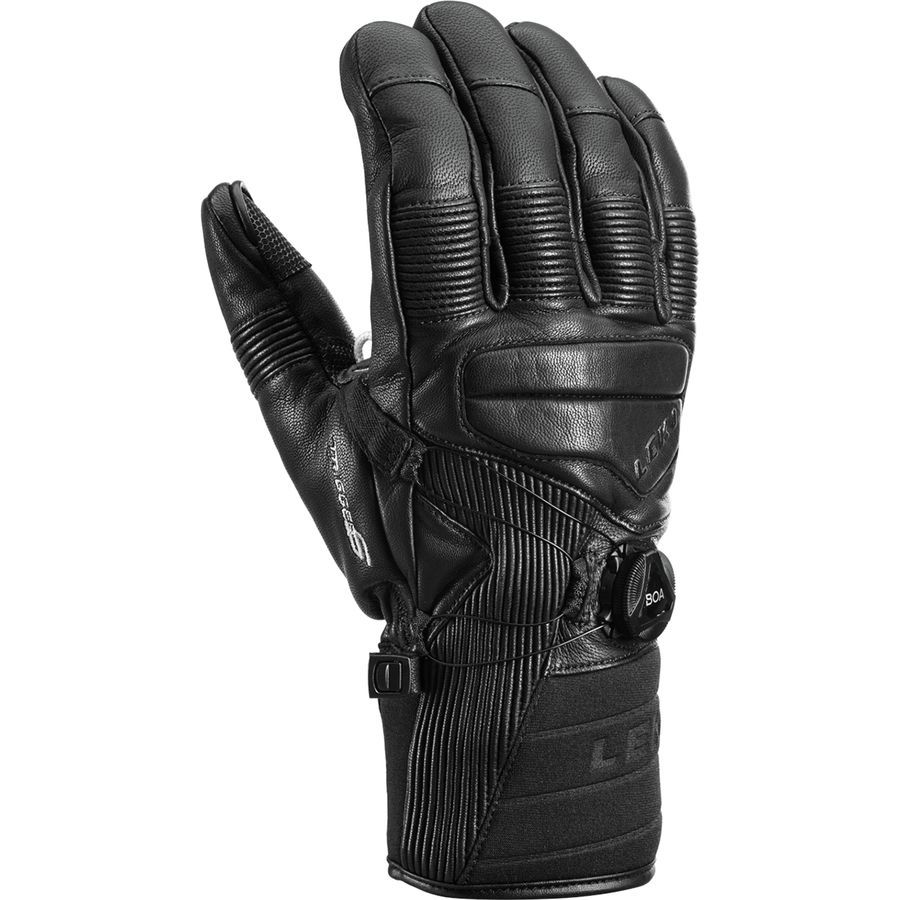 LEKI Progressive Tune Leather Boa MF Touch Glove Men's Accessories