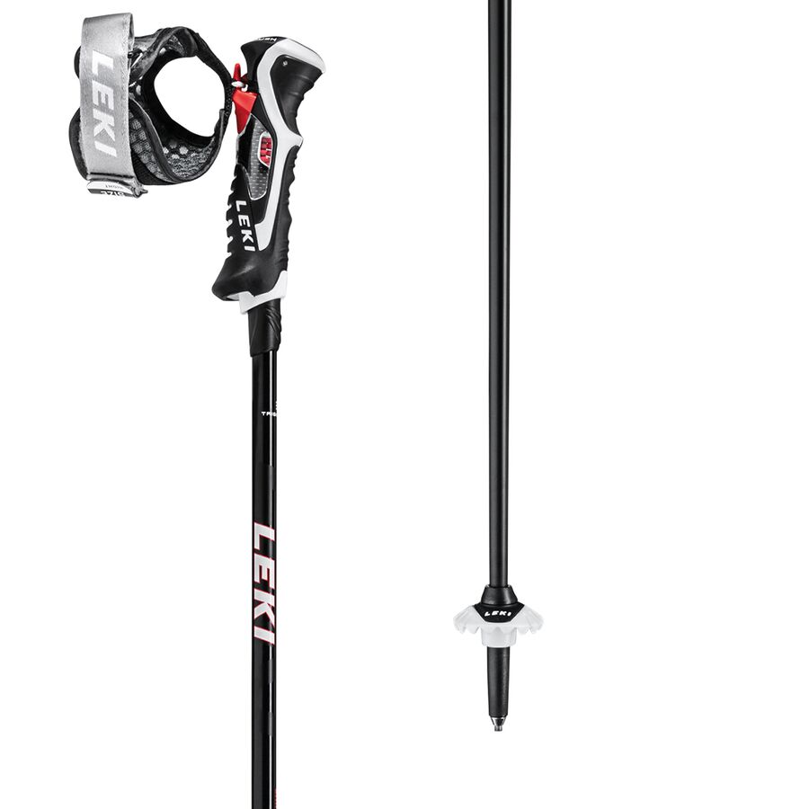 2020 Leki Carbon 14 S Black Red Adult Ski Poles 