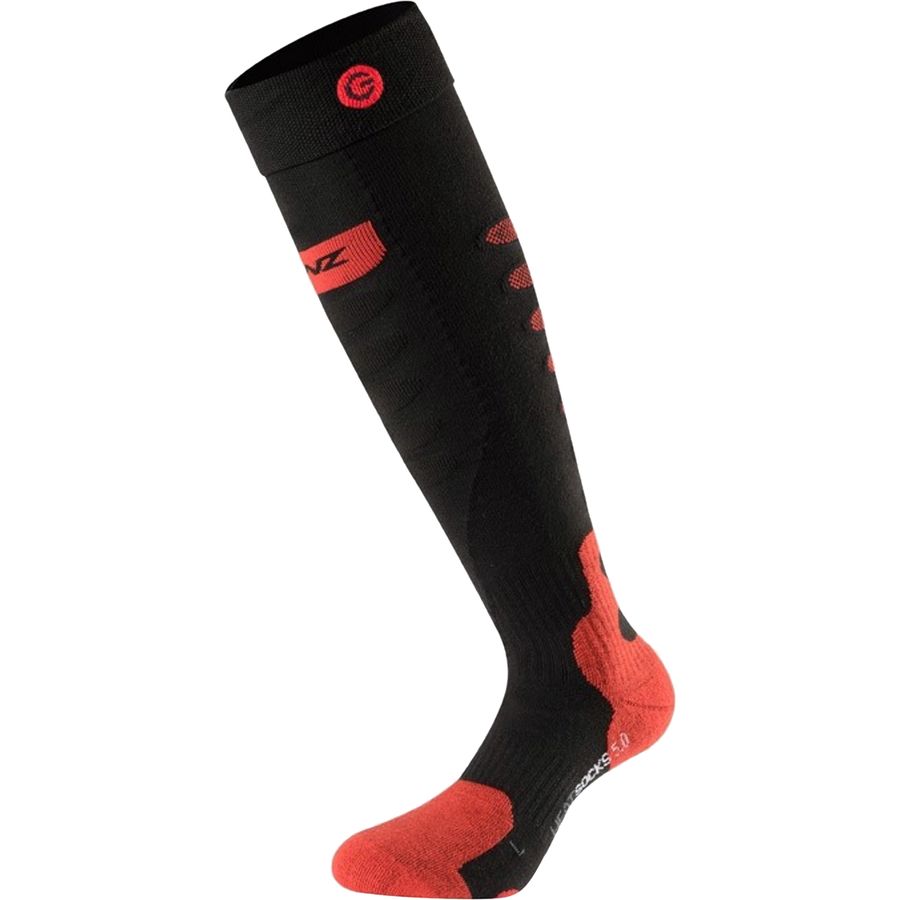 Lenz - Set of Heat Sock 5.0 Toe Cap + Lithium Pack rcB 1200 - Black/Red/White