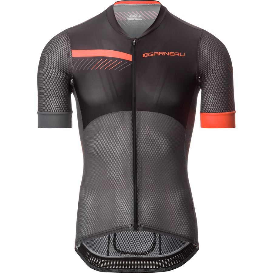 Maillot Cyclisme Louis Garneau Homme Taille L - Manches Courtes, Zip 3/4, Multicolore