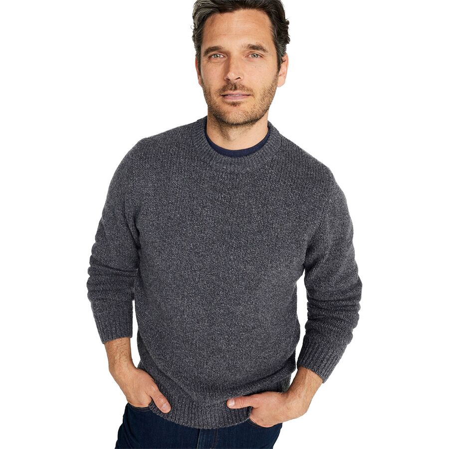Мужской свитер L.L.Bean Bean's Classic Raggwool Crew, цвет: Угольный