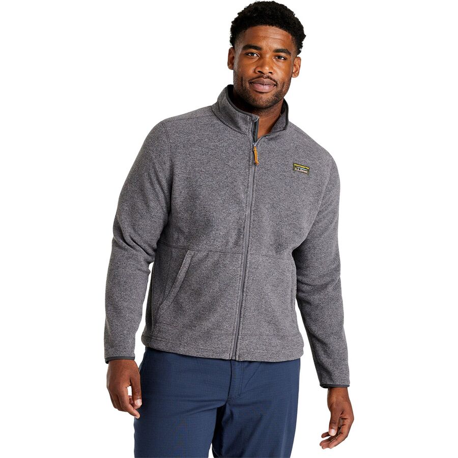 Мужская куртка L.L.Bean Mountain Classic Fleece, цвет: Угольный меланжевый