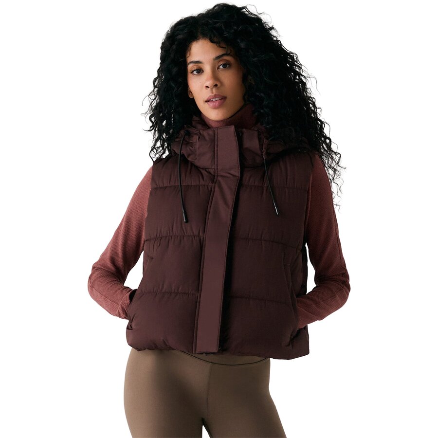Женский жилет Lole London Cropped, цвет: Java