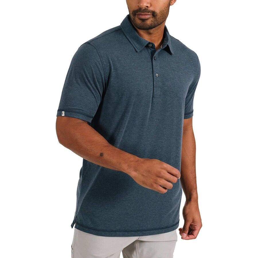 Delray Solid Polo Shirt - Men's