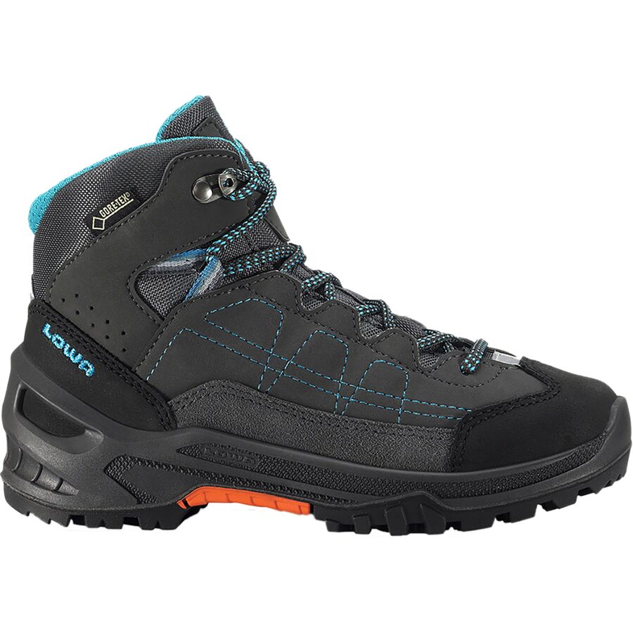 Lowa - Approach GTX Mid Jr. Hiking Boot - Kids' - Anthracite/Turquoise
