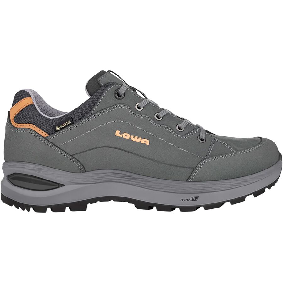 Женские кроссовки Lowa Renegade Evo GTX Lo Wide Hiking, цвет: Графитовый / Абрикосовый