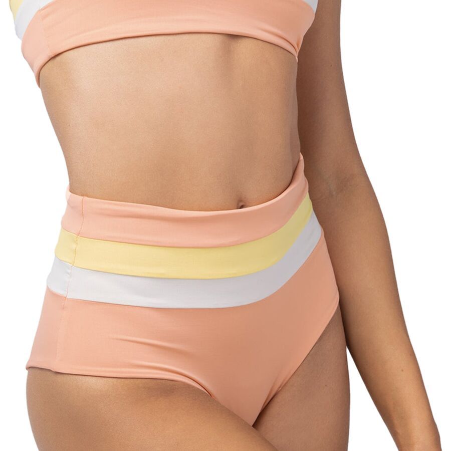 Portia Stripe Bikini Bottom - Women's