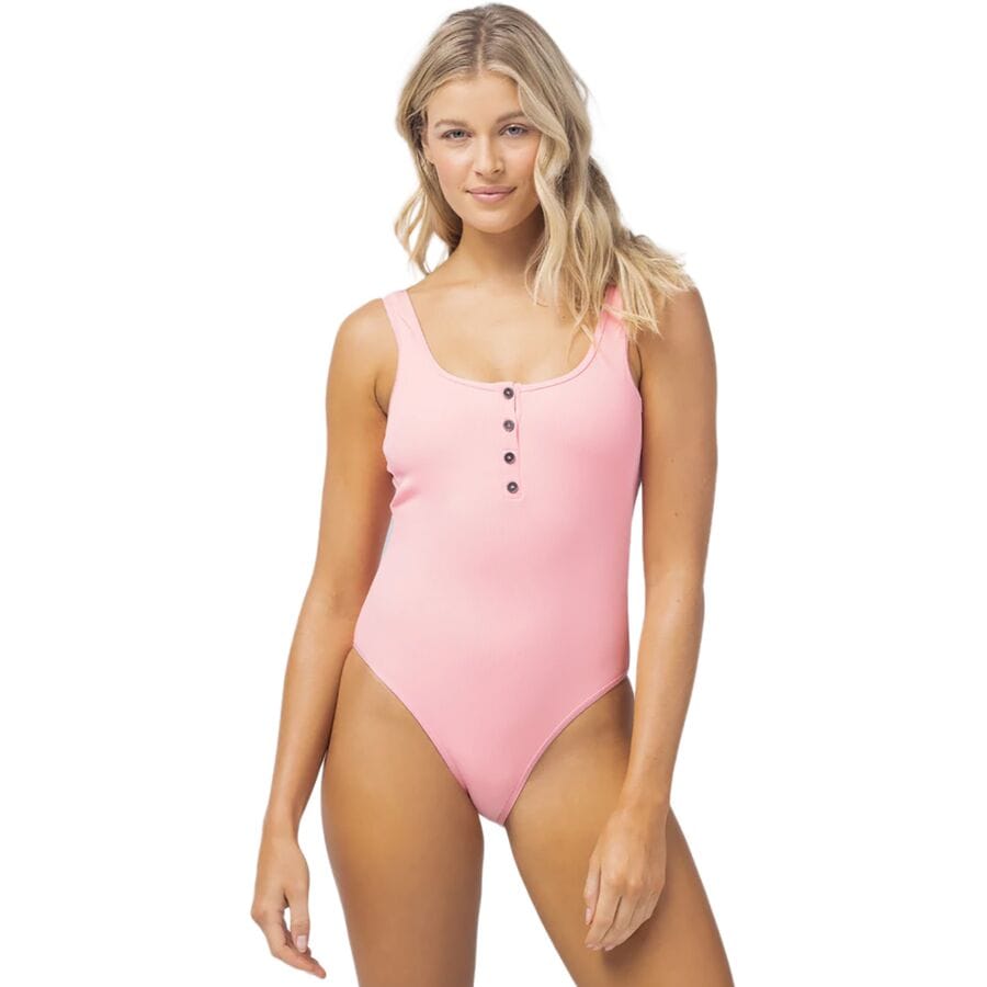 Float On Ribbed One-Piece Swimsuit - Women's