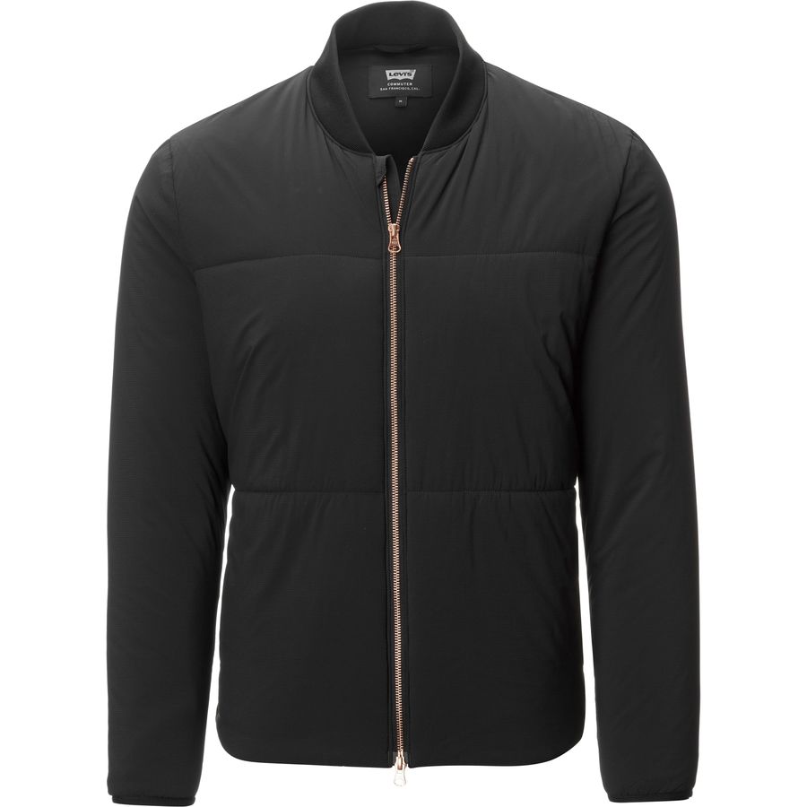 thumbnail image 2 of Champion Water Resistant Soft Shell Bomber Jacket In Red For Men 2 of 11