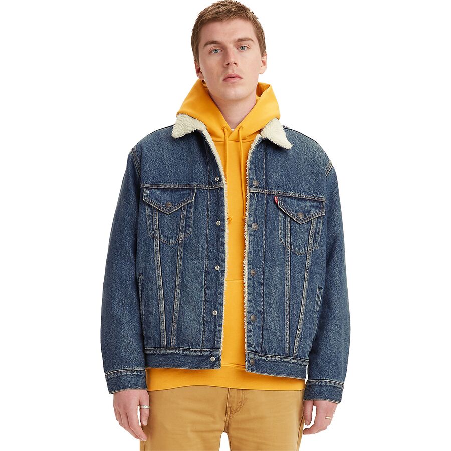 Levis Vintage Fit Sherpa Trucker Jacket - Mens - Clothing