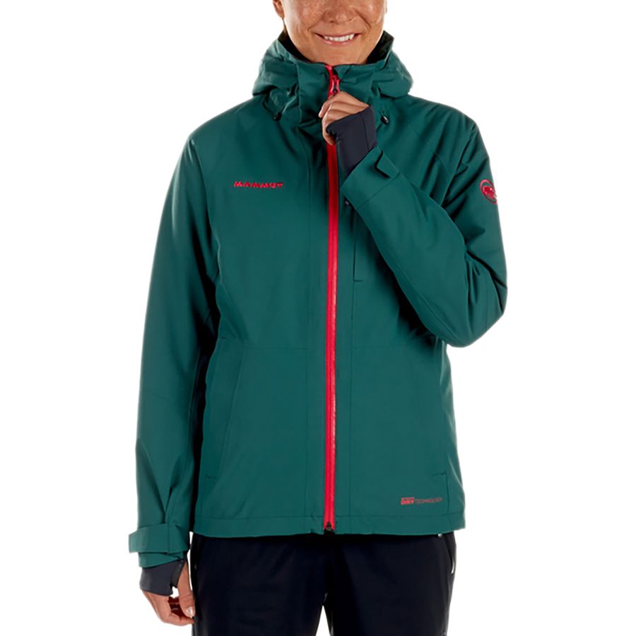 Veste 3-en-1 Mammut Treeline HS - Imperméable Gore-Tex Sans PFC + Doublure Duvet Recyclé - Pour Femme, Activités Outdoor