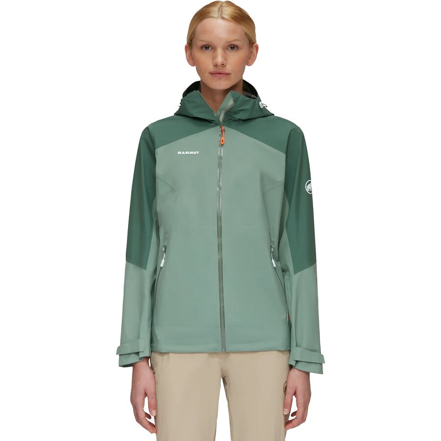 Mammut Women's Guide HS High Hooded Jacket - Waterproof, Helmet-Compatible Hood, Climbing Jacket