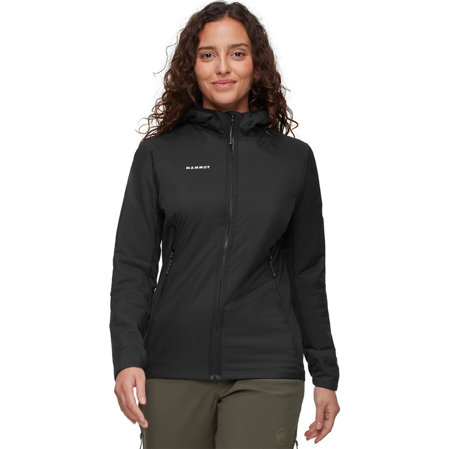 Женская куртка Mammut Rime Air IN Hybrid Hooded, цвет: Чёрный