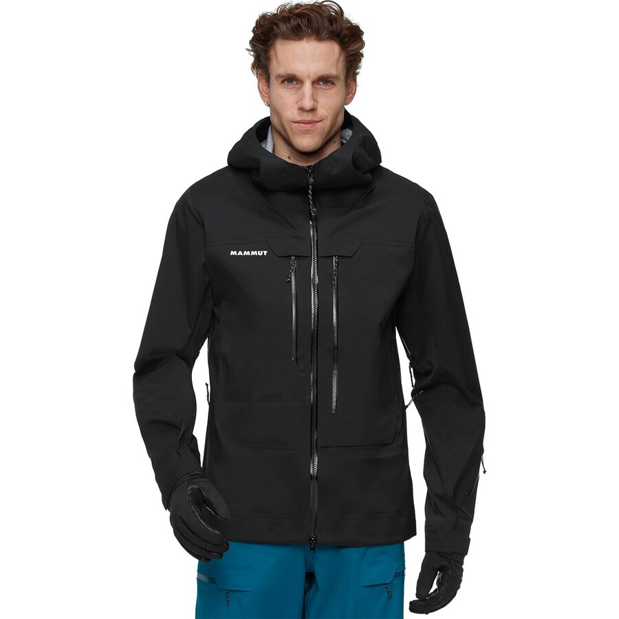 Мужская куртка Mammut Haldigrat Light HS Hooded, цвет: Чёрный