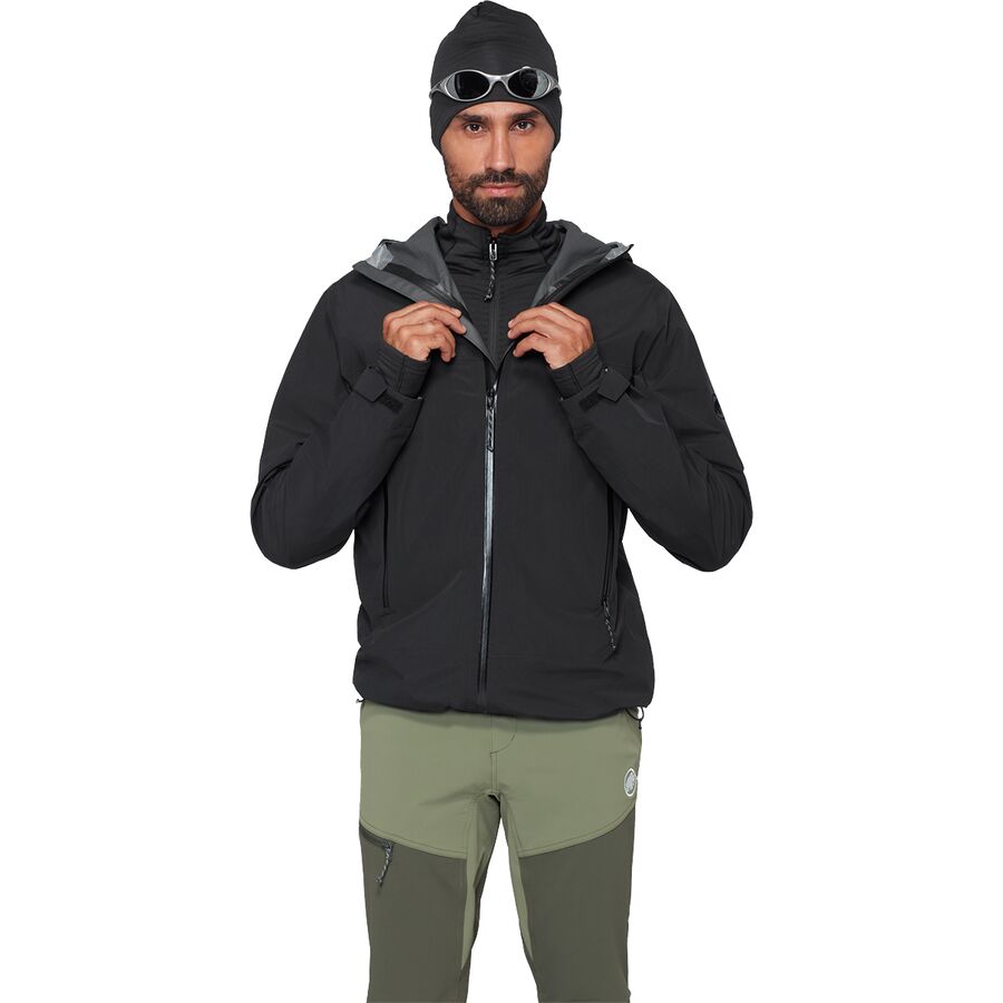 Мужская куртка Mammut Crag HS Hooded, цвет: Чёрный