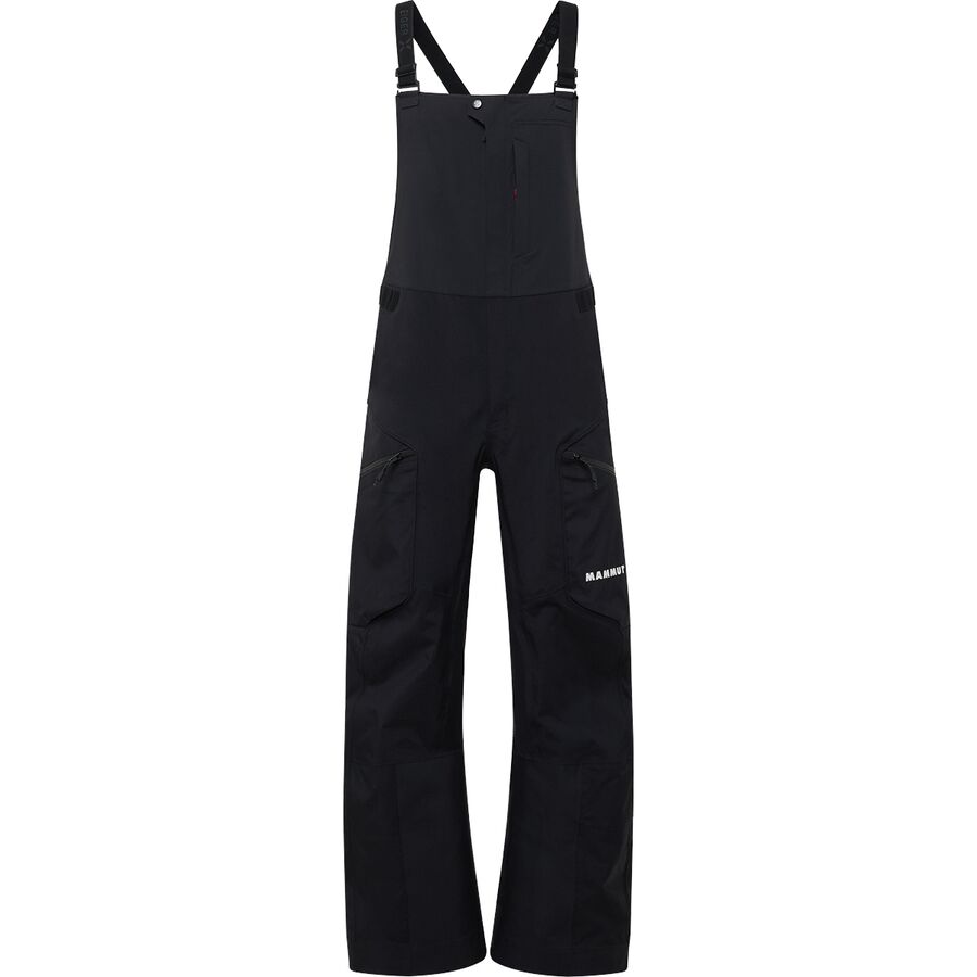 Мужские брюки Mammut Eiger Free Pro HS Bib, цвет: Чёрный