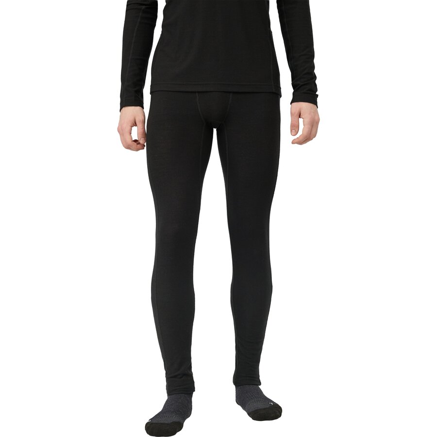 Мужские леггинсы Mammut Tree Wool Thermal FL Tights, цвет: Чёрный
