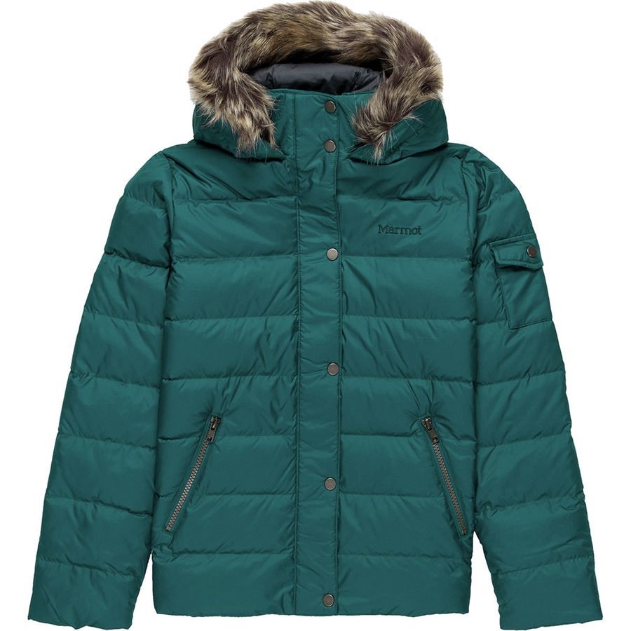 teal down jacket women's