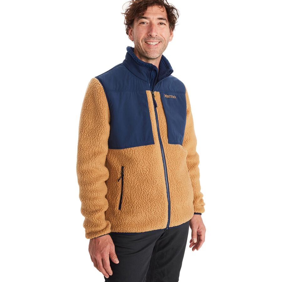 Marmot - Wiley Fleece Jacket - Men's - Scotch/Arctic Navy