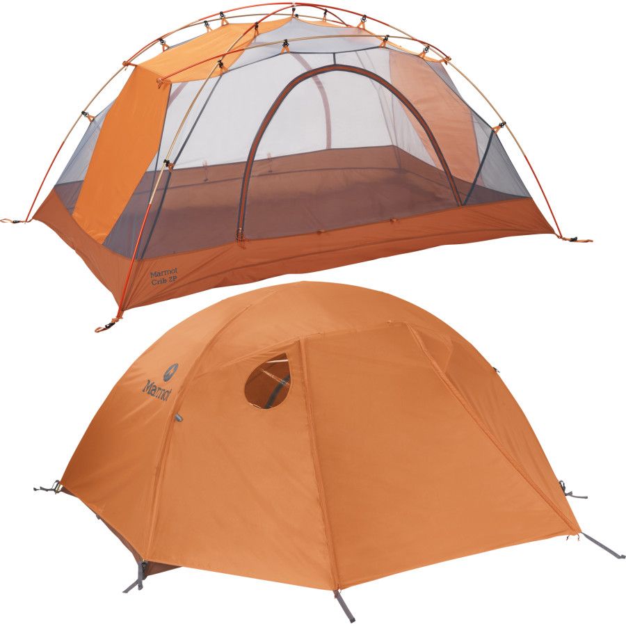 Marmot Crib Tent 3 Person 3 Season & Footprint Hike & Camp