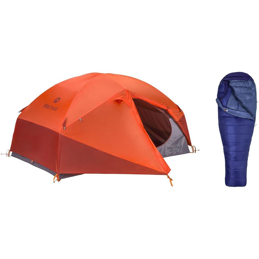 Limelight 2P Tent + Women's Ouray 0 Sleeping Bag Bundle