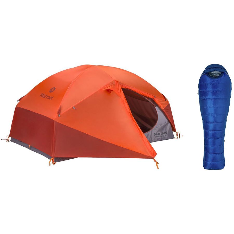 Limelight 2P Tent + Sawtooth 15 Sleeping Bag Bundle